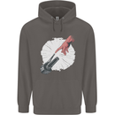 Creation Biker Motorbike Motorcycle Funny Mens 80% Cotton Hoodie Charcoal