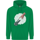 Creation Biker Motorbike Motorcycle Funny Mens 80% Cotton Hoodie Irish Green
