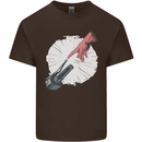 Creation Biker Motorbike Motorcycle Funny Mens Cotton T-Shirt Tee Top Dark Chocolate