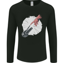 Creation Biker Motorbike Motorcycle Funny Mens Long Sleeve T-Shirt Black
