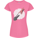 Creation Biker Motorbike Motorcycle Funny Womens Petite Cut T-Shirt Azalea