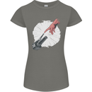 Creation Biker Motorbike Motorcycle Funny Womens Petite Cut T-Shirt Charcoal