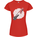 Creation Biker Motorbike Motorcycle Funny Womens Petite Cut T-Shirt Red