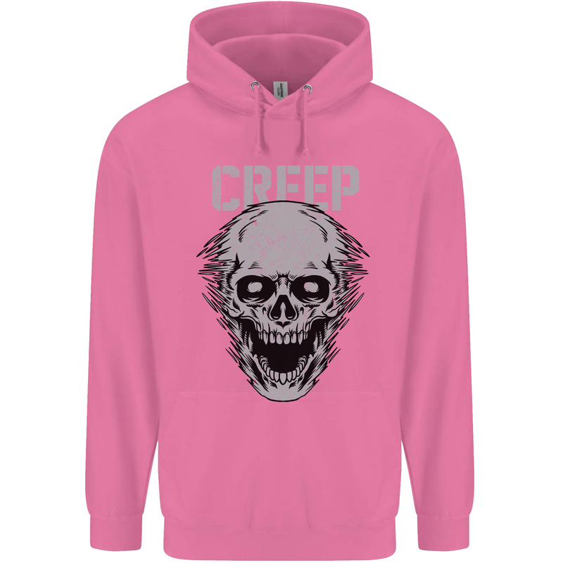 Creep Human Skull Gothic Rock Music Metal Childrens Kids Hoodie Azalea