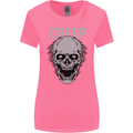 Creep Human Skull Gothic Rock Music Metal Womens Wider Cut T-Shirt Azalea