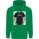 Cricket Pulse Childrens Kids Hoodie Irish Green