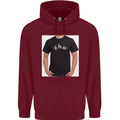 Cricket Pulse Childrens Kids Hoodie Maroon