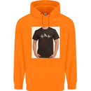 Cricket Pulse Childrens Kids Hoodie Orange