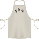 Cricket Pulse Cricketer Cricketing ECG Cotton Apron 100% Organic Natural