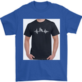 Cricket Pulse Mens T-Shirt Cotton Gildan Royal Blue