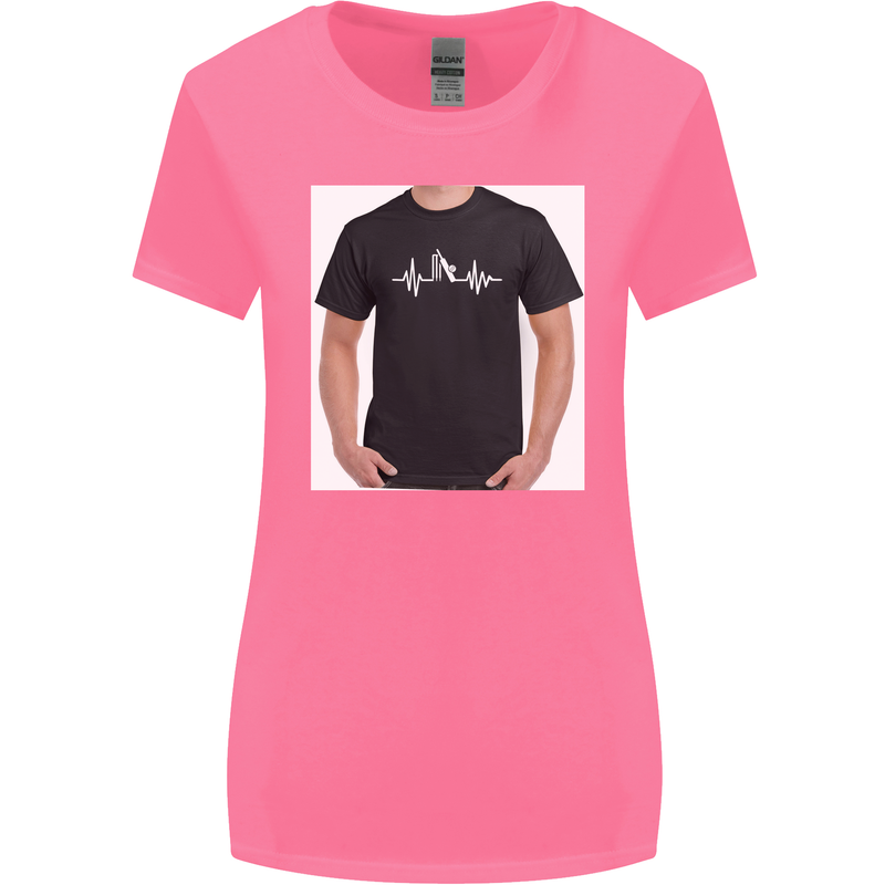 Cricket Pulse Womens Wider Cut T-Shirt Azalea