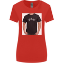 Cricket Pulse Womens Wider Cut T-Shirt Red