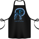 Cricket on the Brain Funny Cricketer Cotton Apron 100% Organic Black