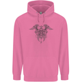 Cross Skull Wings Gothic Biker Heavy Metal Mens 80% Cotton Hoodie Azelea
