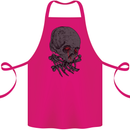 Crying Blood Skull Cotton Apron 100% Organic Pink