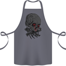 Crying Blood Skull Cotton Apron 100% Organic Steel