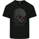 Crying Blood Skull Kids T-Shirt Childrens Black