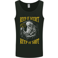 Crypto Keep it Secret Wizard Bitcoin Mens Vest Tank Top Black