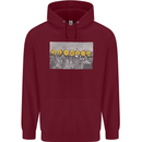 Crypto Workers Funny New York Parody Bitcoin Childrens Kids Hoodie Maroon