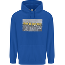 Crypto Workers Funny New York Parody Bitcoin Childrens Kids Hoodie Royal Blue
