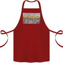 Crypto Workers Funny New York Parody Bitcoin Cotton Apron 100% Organic Maroon