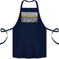 Crypto Workers Funny New York Parody Bitcoin Cotton Apron 100% Organic Navy Blue