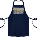 Crypto Workers Funny New York Parody Bitcoin Cotton Apron 100% Organic Navy Blue