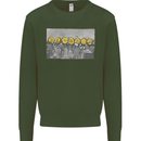 Crypto Workers Funny New York Parody Bitcoin Kids Sweatshirt Jumper Forest Green