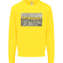 Crypto Workers Funny New York Parody Bitcoin Kids Sweatshirt Jumper Yellow