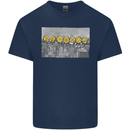 Crypto Workers Funny New York Parody Bitcoin Kids T-Shirt Childrens Navy Blue