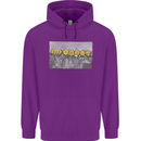 Crypto Workers Funny New York Parody Bitcoin Mens 80% Cotton Hoodie Purple