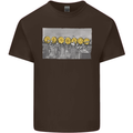 Crypto Workers Funny New York Parody Bitcoin Mens Cotton T-Shirt Tee Top Dark Chocolate