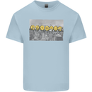 Crypto Workers Funny New York Parody Bitcoin Mens Cotton T-Shirt Tee Top Light Blue