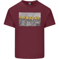Crypto Workers Funny New York Parody Bitcoin Mens Cotton T-Shirt Tee Top Maroon