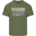 Crypto Workers Funny New York Parody Bitcoin Mens Cotton T-Shirt Tee Top Military Green