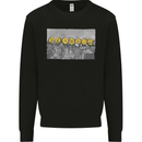 Crypto Workers Funny New York Parody Bitcoin Mens Sweatshirt Jumper Black