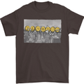 Crypto Workers Funny New York Parody Bitcoin Mens T-Shirt 100% Cotton Dark Chocolate