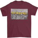 Crypto Workers Funny New York Parody Bitcoin Mens T-Shirt 100% Cotton Maroon