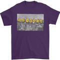 Crypto Workers Funny New York Parody Bitcoin Mens T-Shirt 100% Cotton Purple