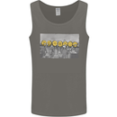 Crypto Workers Funny New York Parody Bitcoin Mens Vest Tank Top Charcoal
