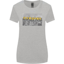 Crypto Workers Funny New York Parody Bitcoin Womens Wider Cut T-Shirt Sports Grey