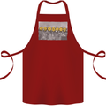Crypto Workers New York Parody Funny Bitcoin Cotton Apron 100% Organic Maroon