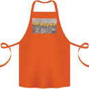 Crypto Workers New York Parody Funny Bitcoin Cotton Apron 100% Organic Orange