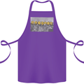 Crypto Workers New York Parody Funny Bitcoin Cotton Apron 100% Organic Purple