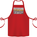 Crypto Workers New York Parody Funny Bitcoin Cotton Apron 100% Organic Red