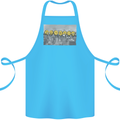 Crypto Workers New York Parody Funny Bitcoin Cotton Apron 100% Organic Turquoise