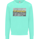 Crypto Workers New York Parody Funny Bitcoin Kids Sweatshirt Jumper Peppermint
