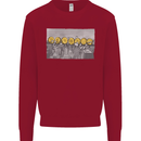 Crypto Workers New York Parody Funny Bitcoin Kids Sweatshirt Jumper Red