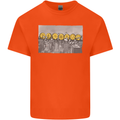 Crypto Workers New York Parody Funny Bitcoin Kids T-Shirt Childrens Orange