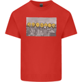 Crypto Workers New York Parody Funny Bitcoin Kids T-Shirt Childrens Red